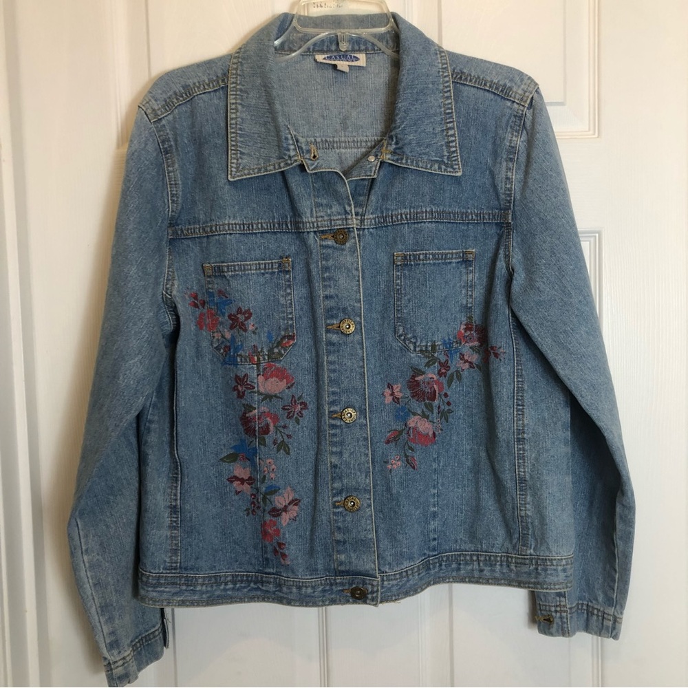 Casual Option Denim Jacket Size L